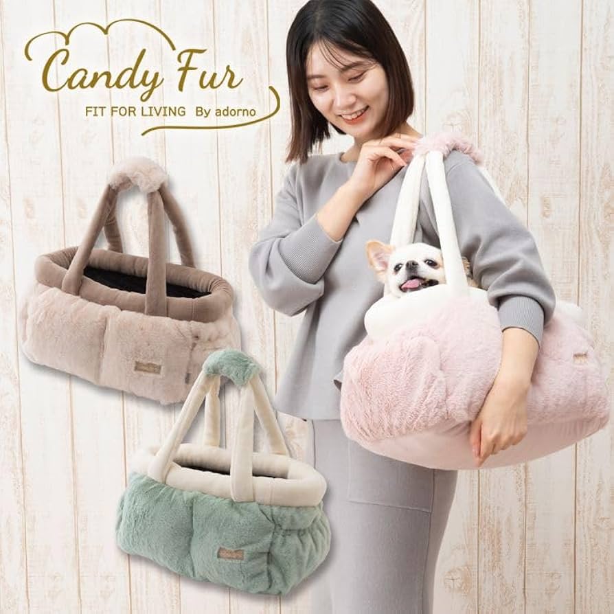 Tassu　ペット用　ムートンボアキャリーバッグ　２個セット　タグ付き 新品 Amazon.co.jp: キャリーバッグ ペット用 キャンディーファー